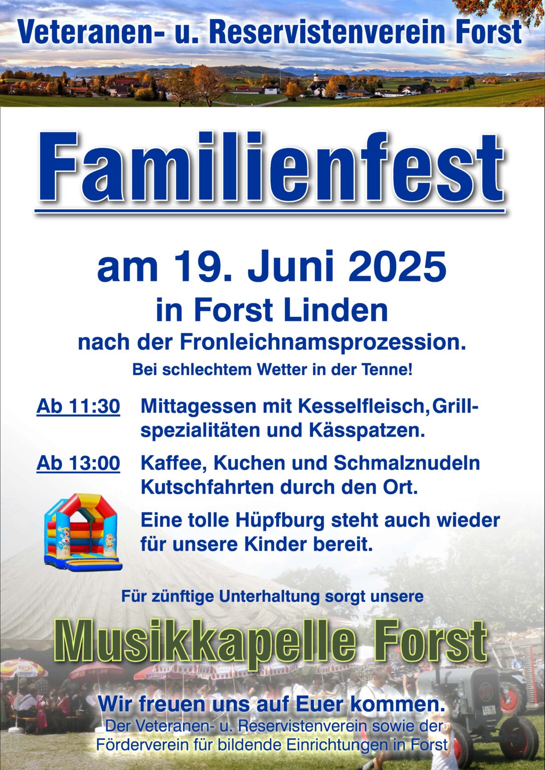 Plakat Familienfest 2025