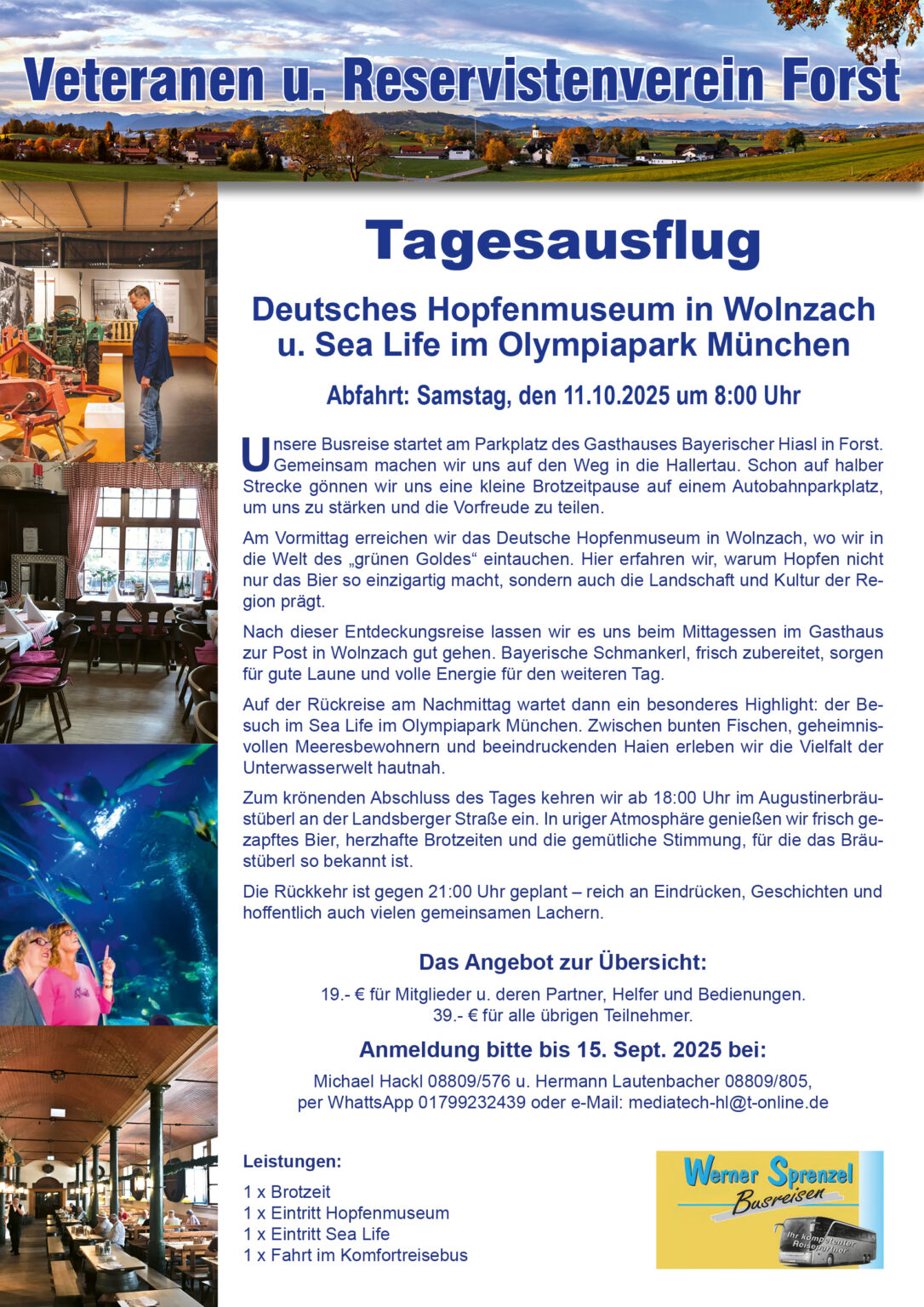 Vereinsusflug 2025 Deutsches Hopfenmuseum